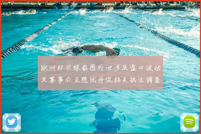 欧洲杯买球截图外泄涉及盘口波动及赛事公正隐忧并促相关执法调查启动